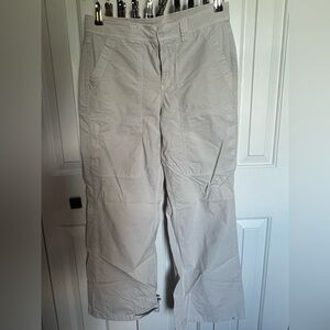 American Eagle Outfitters Khaki Flare Cargo Pants